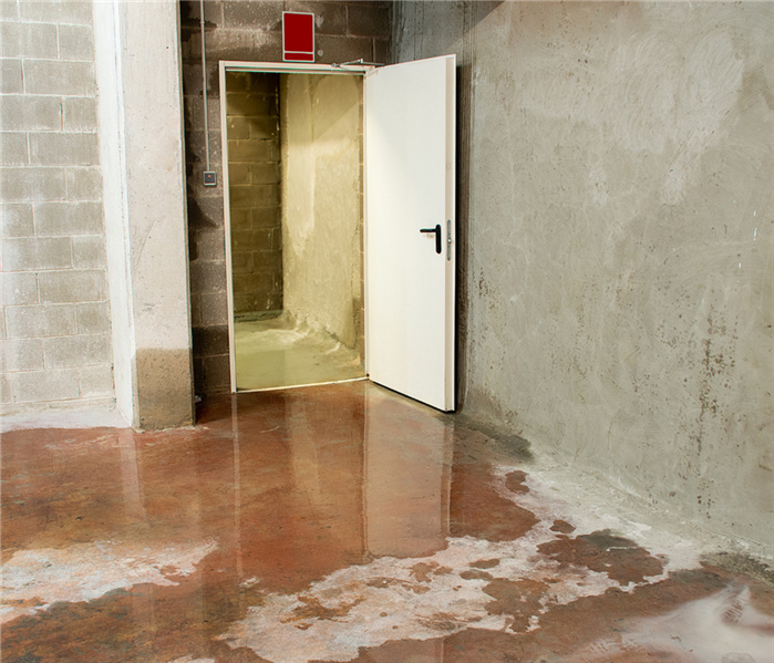 water damage in basement